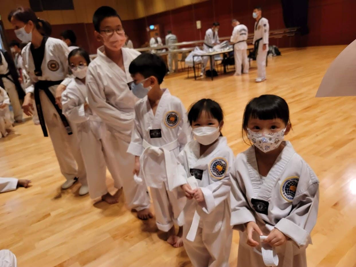 跆拳道課堂訓練實況