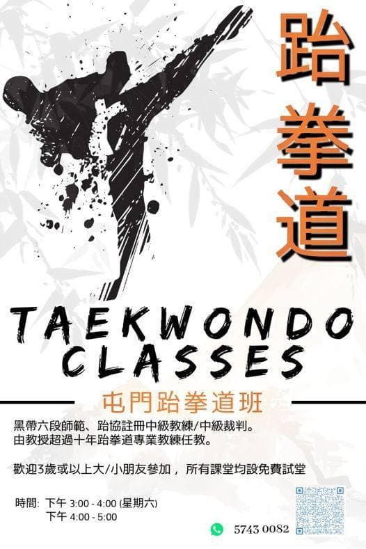 屯門跆拳道班課程圖片